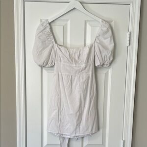 Hello Molly White Puff Sleeve Top